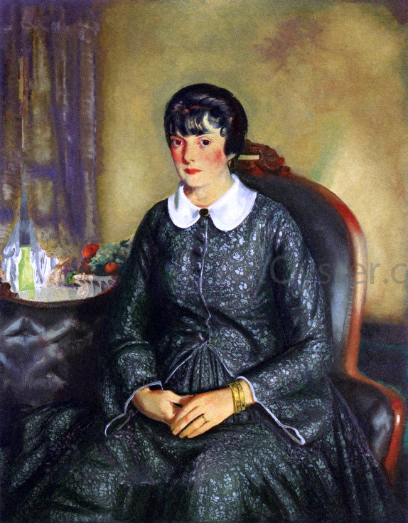 George Wesley Bellows Portrait of Mary McKinnon - Canvas Print