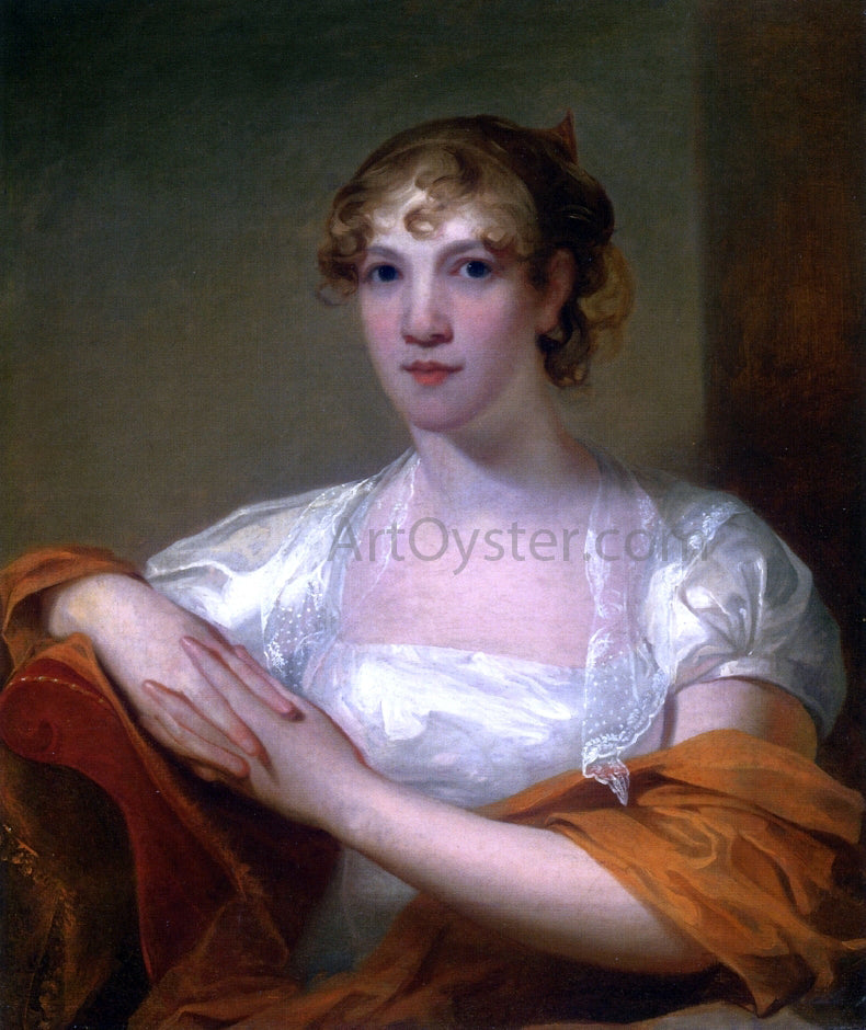 Thomas Sully Portrait of Mary Myers Hale - Canvas Print