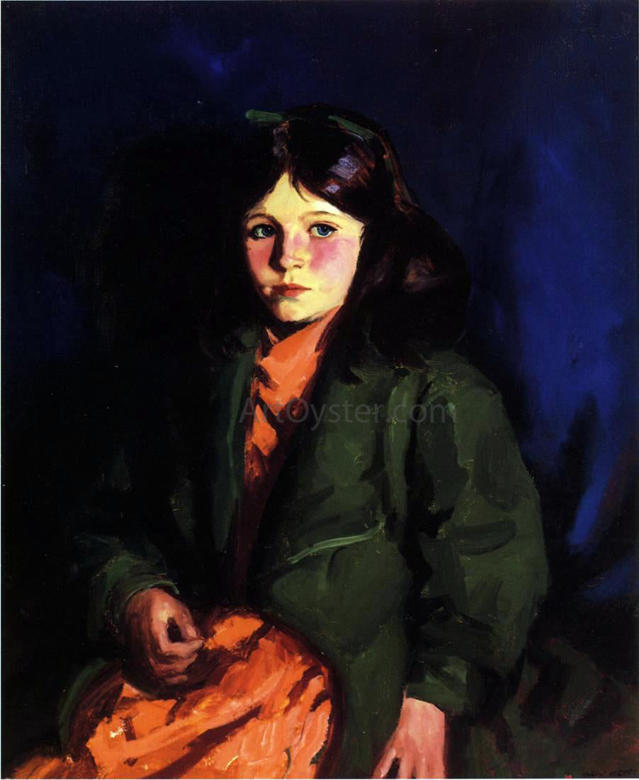 Robert Henri Portrait of Mary Patten - Canvas Print
