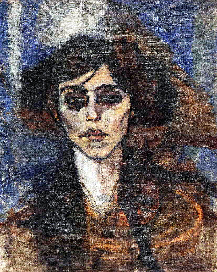 Amedeo Modigliani Portrait of Maude Abrantes - Canvas Print