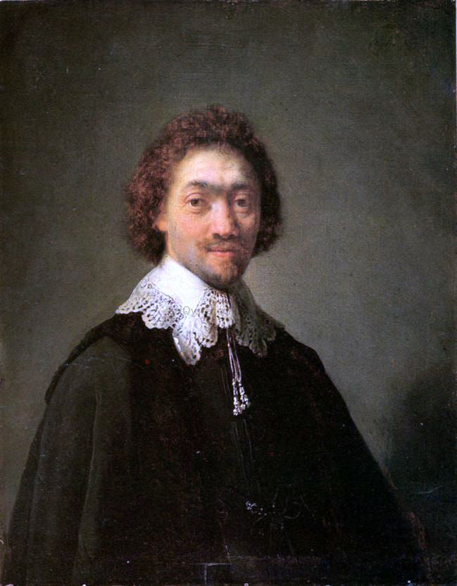 Rembrandt Van Rijn Portrait of Maurits Huygens - Canvas Print