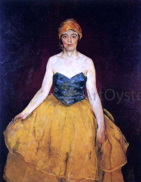 Charles Webster Hawthorne Portrait of Mayme Noons - Canvas Print