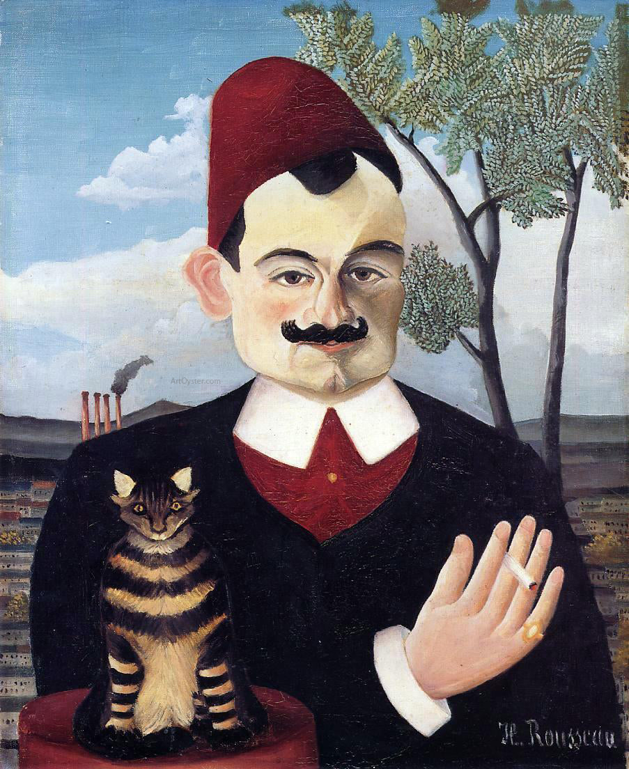 Henri Rousseau Portrait of Monsieur X. (Pierre Loti) - Canvas Print