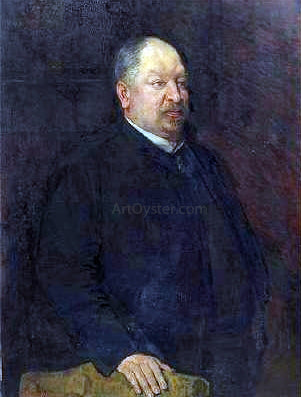 Theo Van Rysselberghe Portrait of Mr. Camille Laurent - Canvas Print
