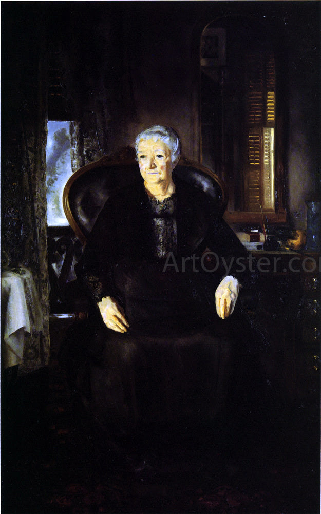 George Wesley Bellows Portrait of My Mother - Canvas Print