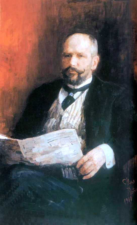Ilia Efimovich Repin Portrait of P. A. Stolypin - Canvas Print
