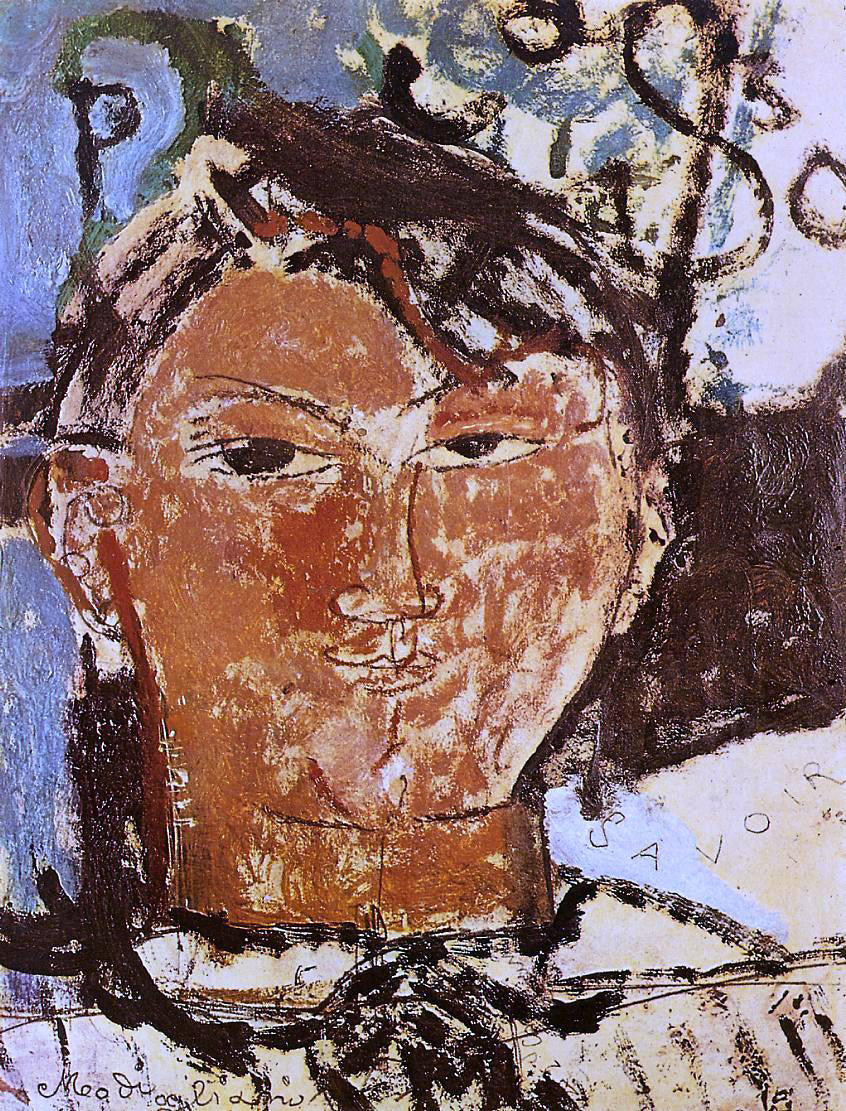 Amedeo Modigliani Portrait of Pablo Picasso - Canvas Print