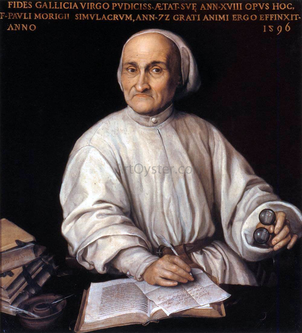 Fede Galizia Portrait of Paolo Morigia - Canvas Print