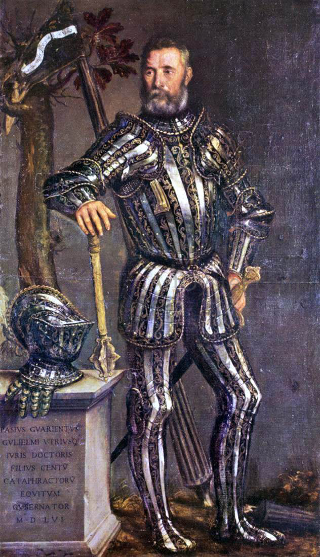 Domenico Brusasorzi Portrait of Pase Guarienti - Canvas Print
