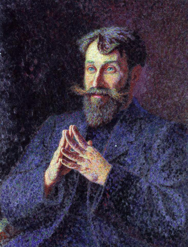 Georges Lacombe Portrait of Paul Ranson - Canvas Print