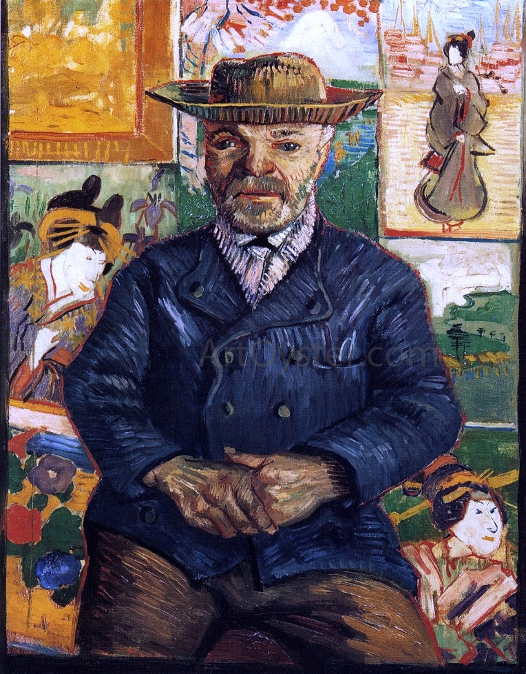 Vincent Van Gogh Portrait of Pere Tanguy - Canvas Print