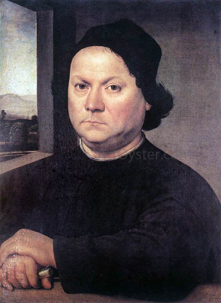 Lorenzo Di Credi Portrait of Perugino - Canvas Print