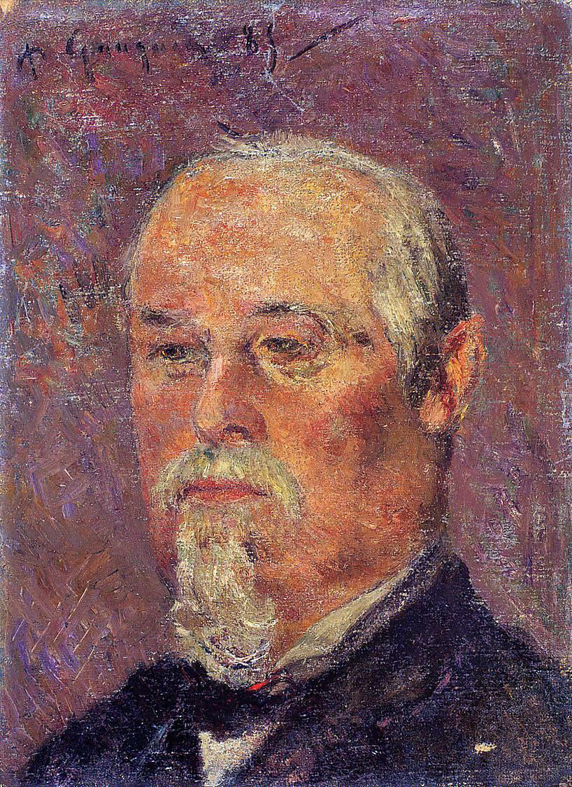 Paul Gauguin Portrait of Philibert Favre - Canvas Print