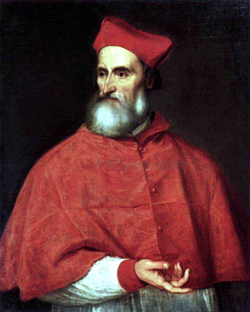 Titian Portrait of Pietro Bembo - Canvas Print
