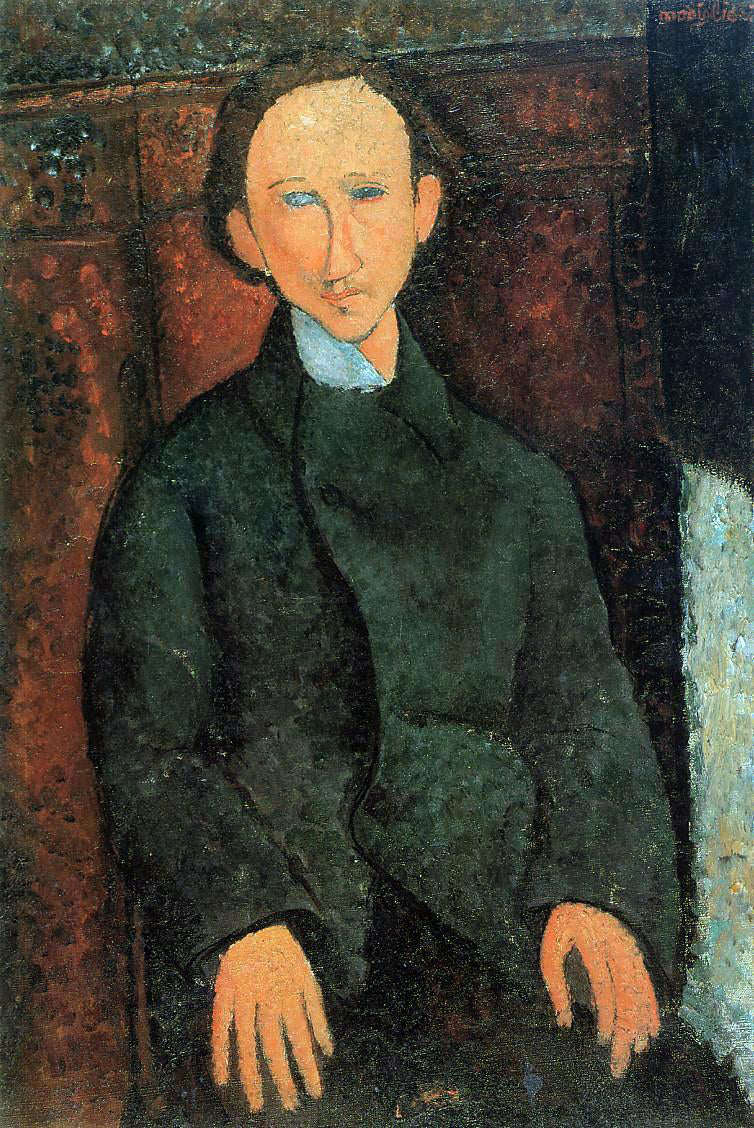 Amedeo Modigliani Portrait of Pinchus Kremenge - Canvas Print