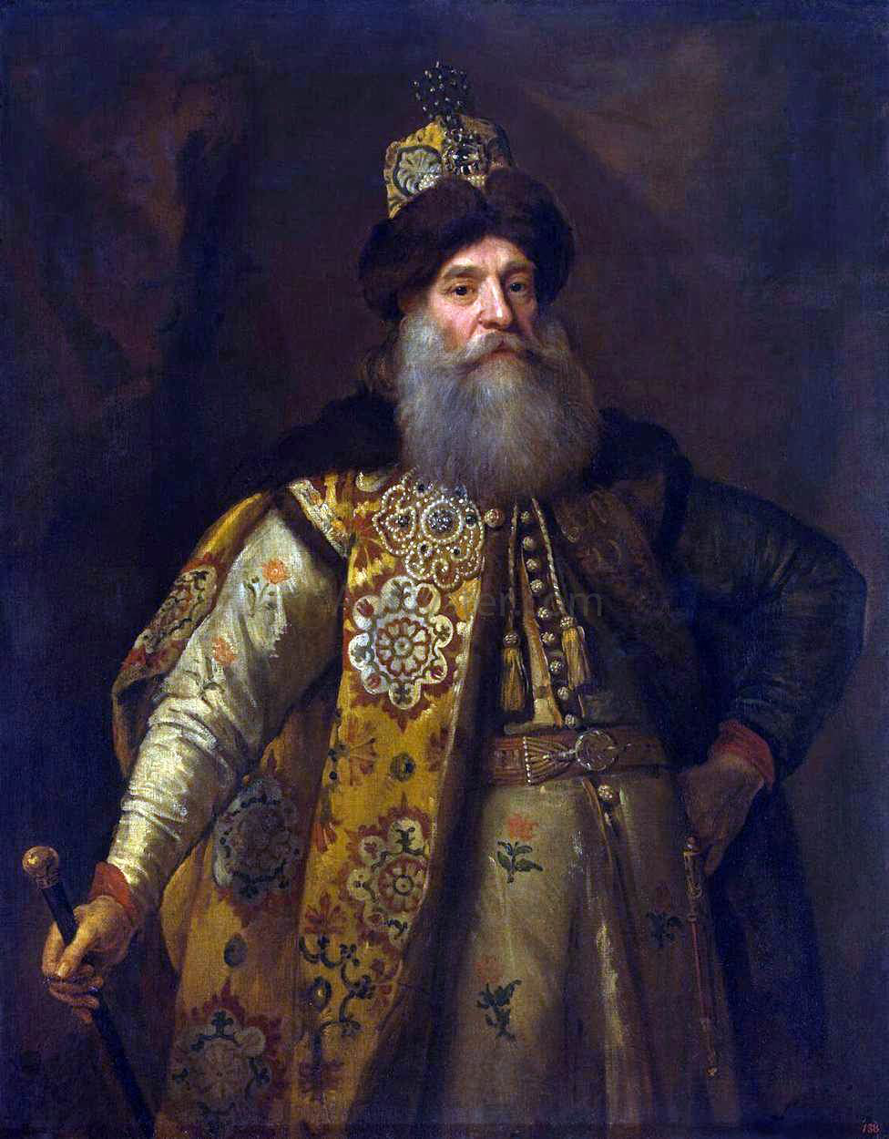 Sir Godfrey Kneller Portrait of Pyotr Potyomkin - Canvas Print