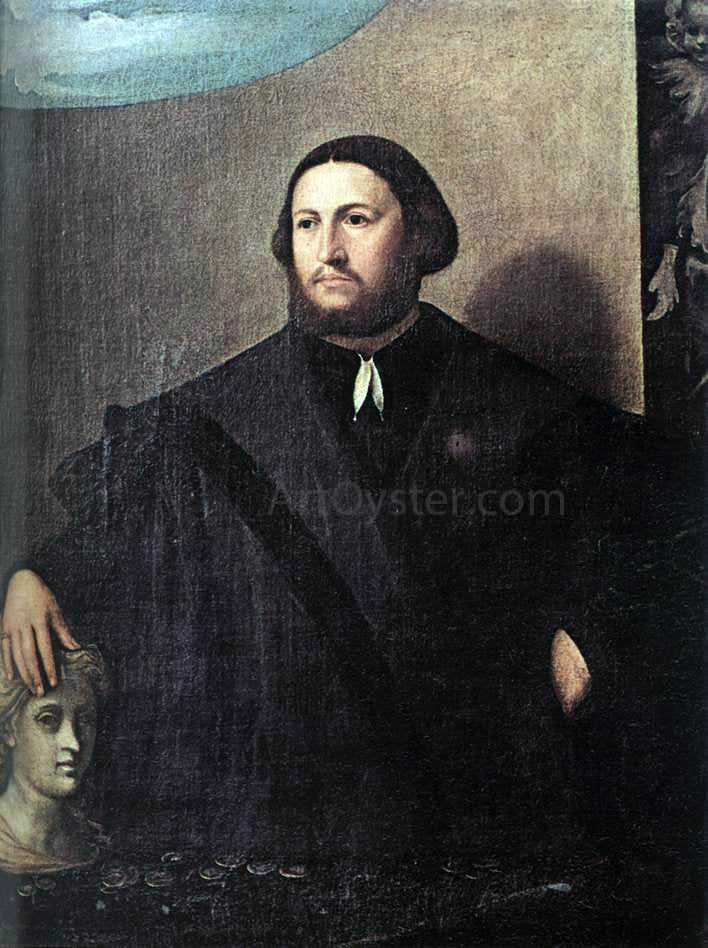 Sebastiano Florigerio Portrait of Raffaele Grassi - Canvas Print