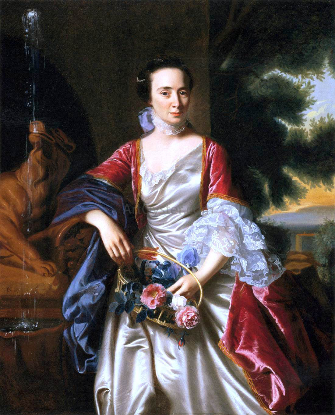 John Singleton Copley Portrait of Rebecca Boylston - Canvas Print