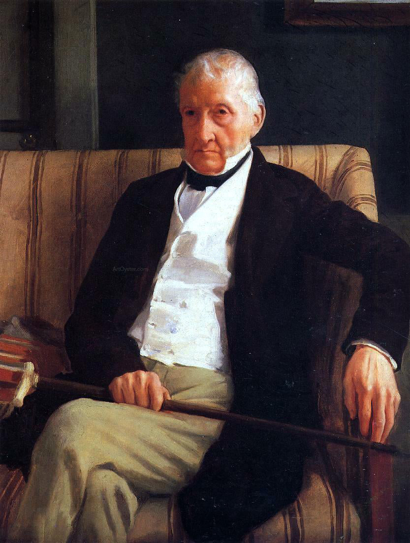 Edgar Degas Portrait of Rene-Hillaire De Gas - Canvas Print