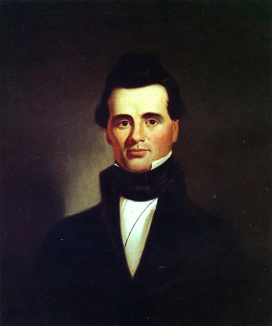 George Caleb Bingham Portrait of Reverend John Glanville - Canvas Print