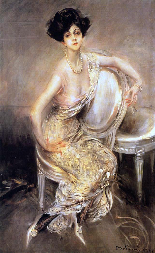 Giovanni Boldini Portrait of Rita de Acosta Lydig - Canvas Print