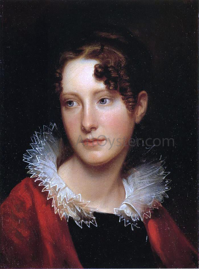 Rembrandt Peale Portrait of Rosalba Peale - Canvas Print