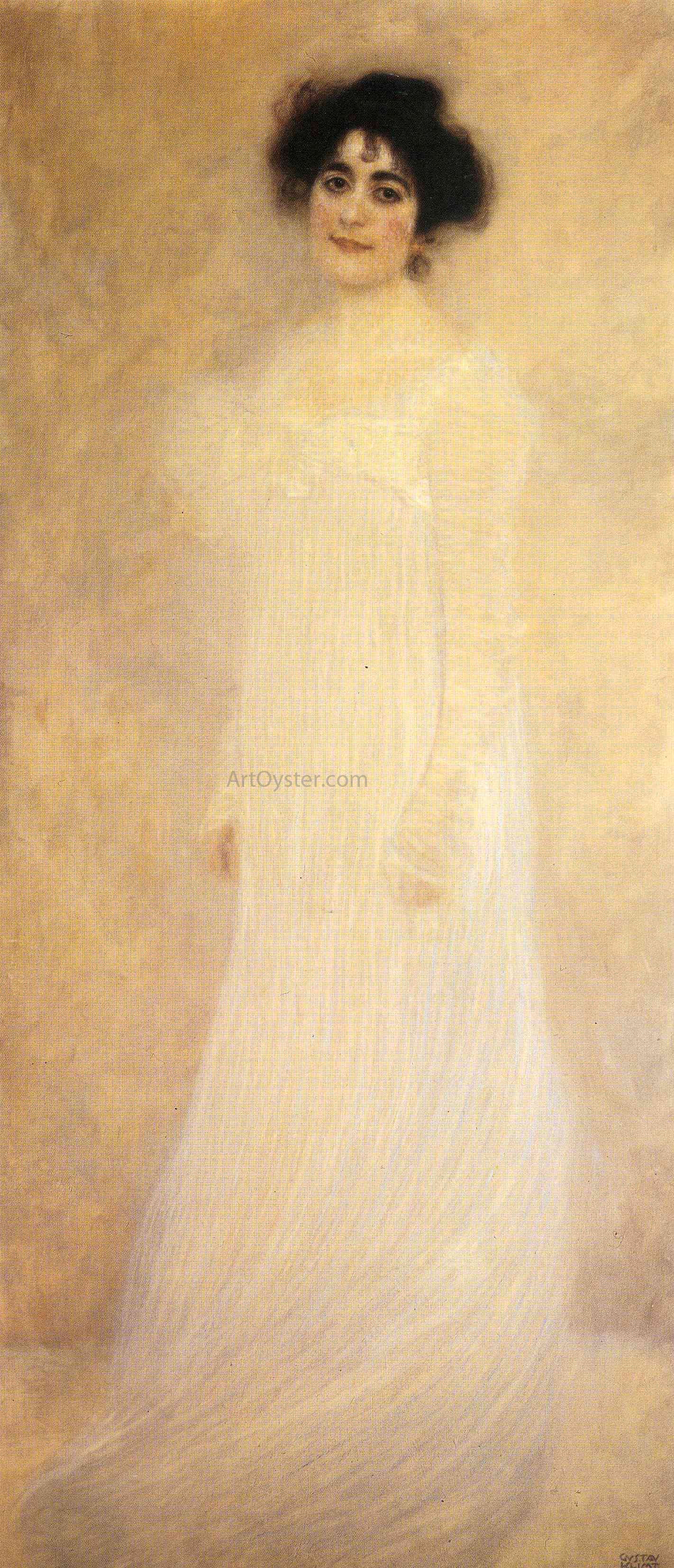 Gustav Klimt Portrait of Serena Lederer - Canvas Print