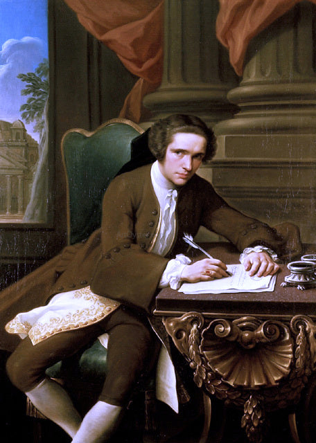 Andrea Casali Portrait of Sir Charles Frederick - Canvas Print