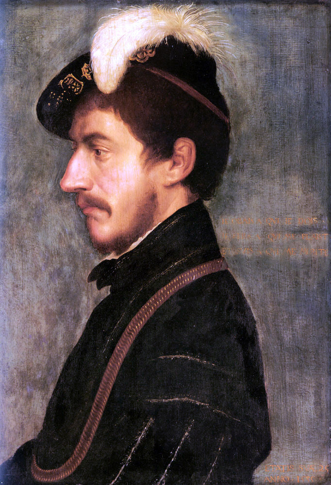 The Younger Hans Holbein Portrait of Sir Nicholas Poyntz - Canvas Print