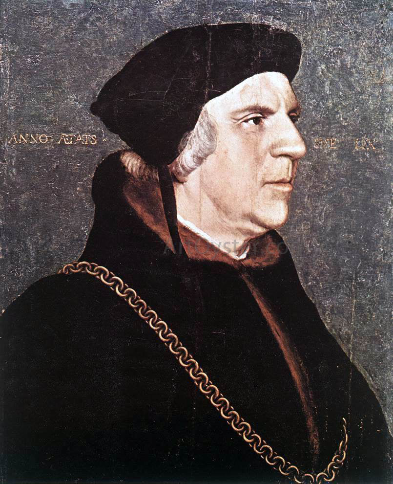The Younger Hans Holbein Portrait of Sir William Butts - Canvas Print