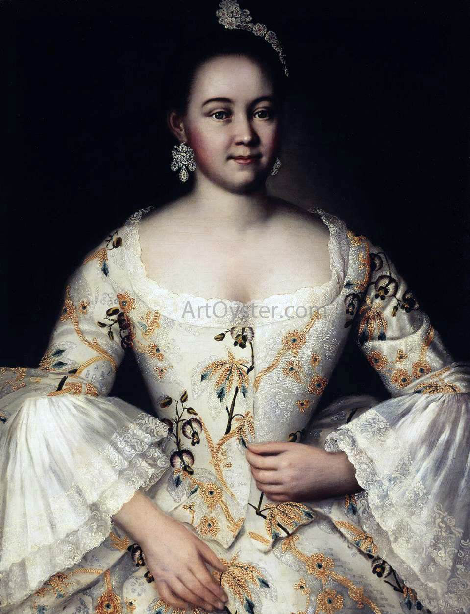 Ivan Yakovlevich Vishnyakov Portrait of S.S. Yakovleva - Canvas Print