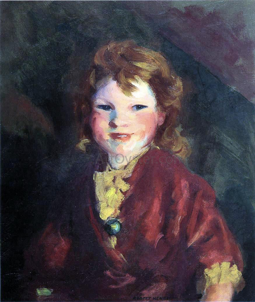 Robert Henri Portrait of Stella - Canvas Print