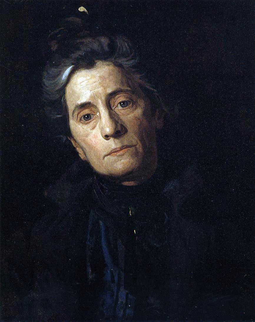 Thomas Eakins Portrait of Susan MacDowell Eakins - Canvas Print