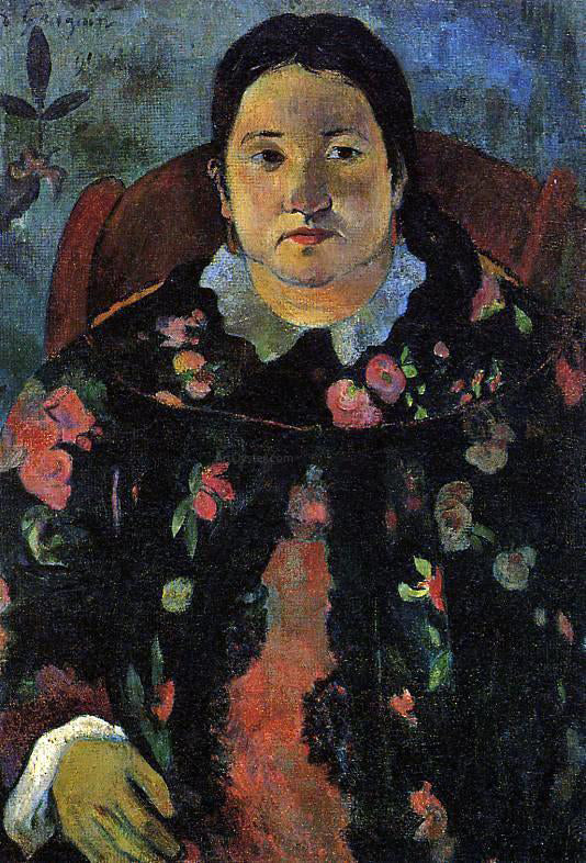 Paul Gauguin Portrait of Suzanne Bambridge - Canvas Print
