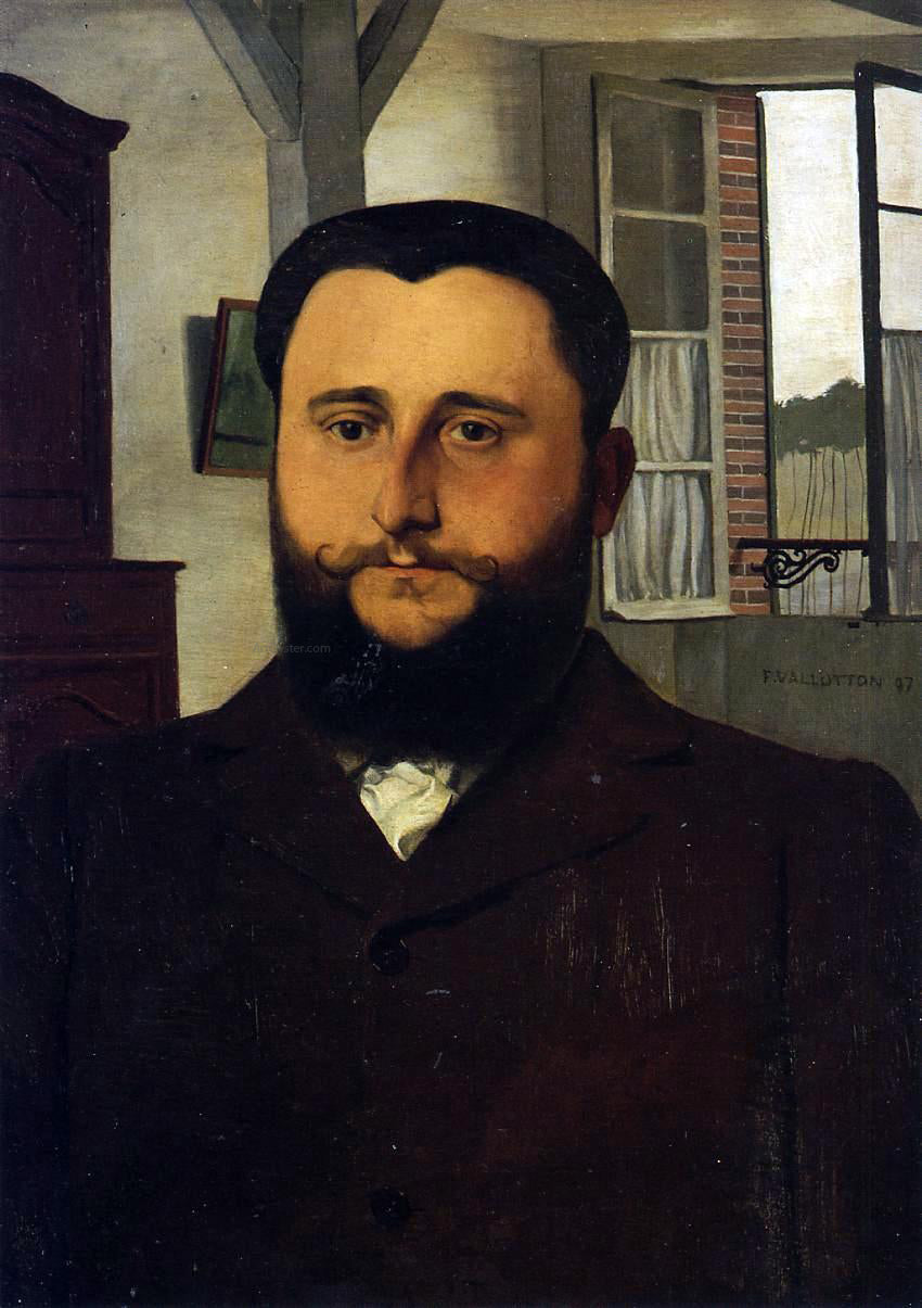 Felix Vallotton Portrait of Thadee Nathanson - Canvas Print