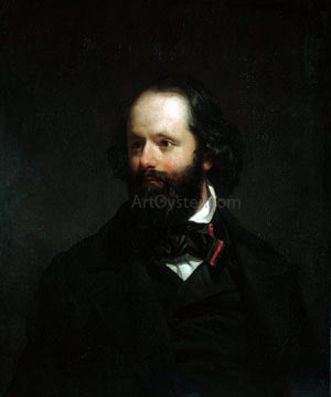 Charles Loring Elliott Portrait of the Artist - Canvas Print