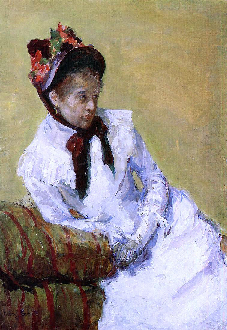 Mary Cassatt Portrait of the Artist - Canvas Print