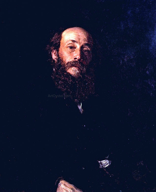 Ilia Efimovich Repin Portrait of the Artist Nikolay Gay - Canvas Print
