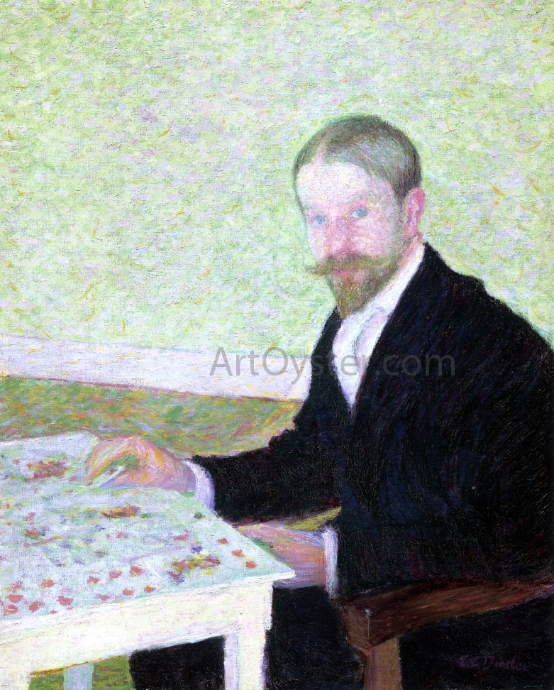 Theodore Earl Butler Portrait of the Artist, William Howard Hurt, Giverny - Canvas Print