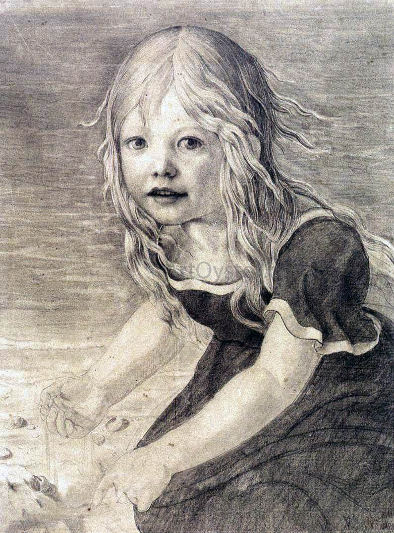 Karl Friedrich Schinkel Portrait of the Artist's Daughter, Marie - Canvas Print