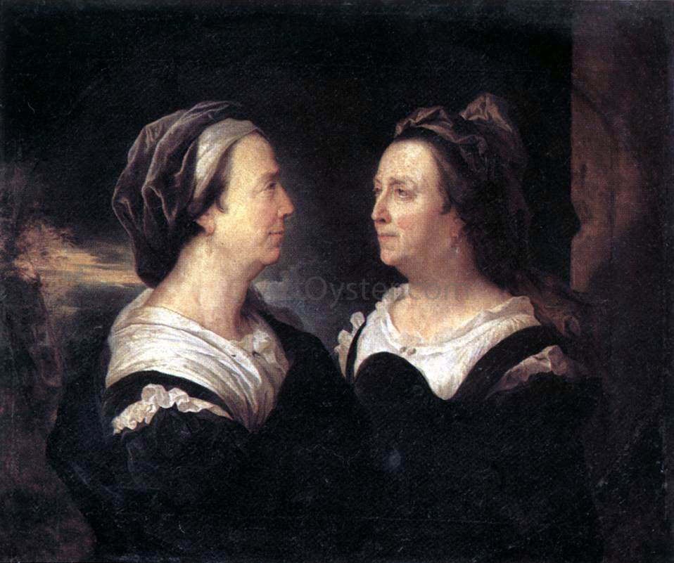 Hyacinthe Rigaud Portrait of the Artist's Mother - Canvas Print