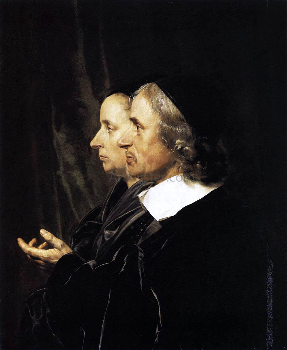 Jan De Bray Portrait of the Artist's Parents - Canvas Print
