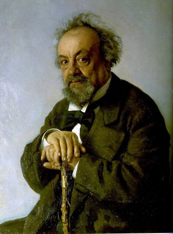 Ilia Efimovich Repin Portrait of the Author Alexey Pisemsky - Canvas Print