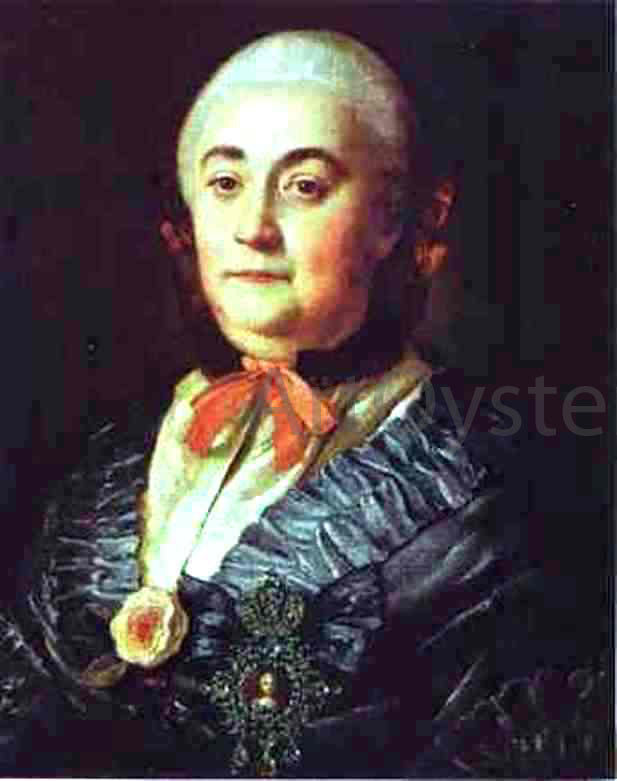 Alexey Petrovich Antropov Portrait of the Lady-in-Waiting A. M. Izmaylova - Canvas Print