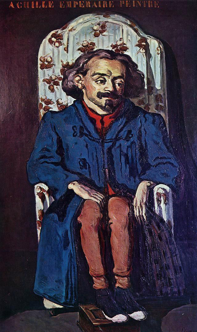 Paul Cezanne Portrait of the Painter, Achille Emperaire - Canvas Print