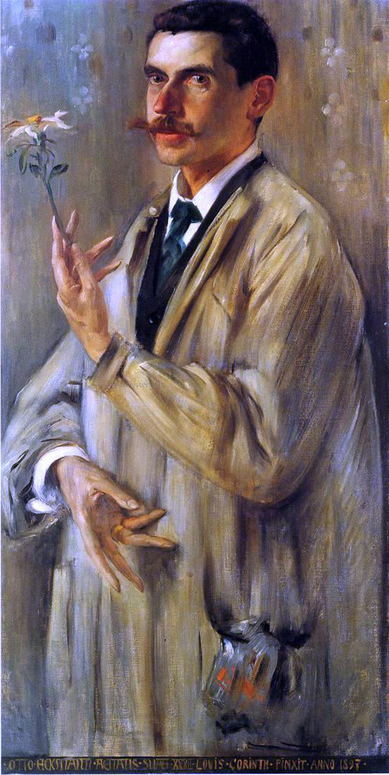 Lovis Corinth Portrait of the Painter Otto Eckmann - Canvas Print