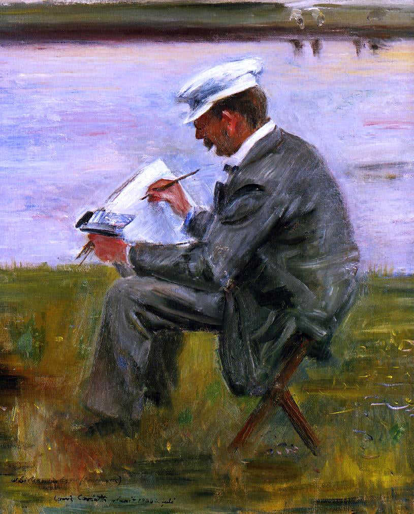 Lovis Corinth Portrait of the Painter Walter Leistikow - Canvas Print