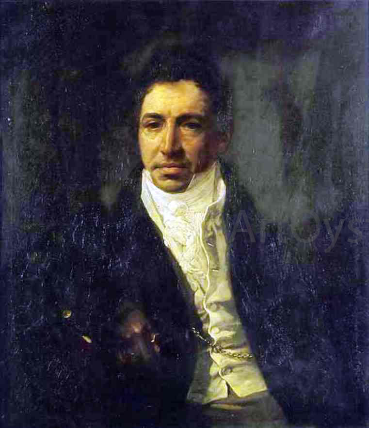 Karl Pavlovich Brulloff Portrait of the Secretary of State Piotr Kikin - Canvas Print