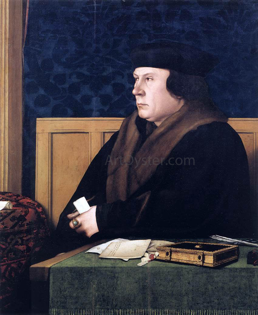 The Younger Hans Holbein Portrait of Thomas Cromwell - Canvas Print