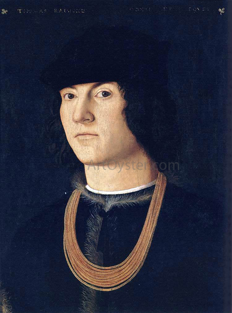 Amico Aspertini Portrait of Tommaso Raimondi - Canvas Print